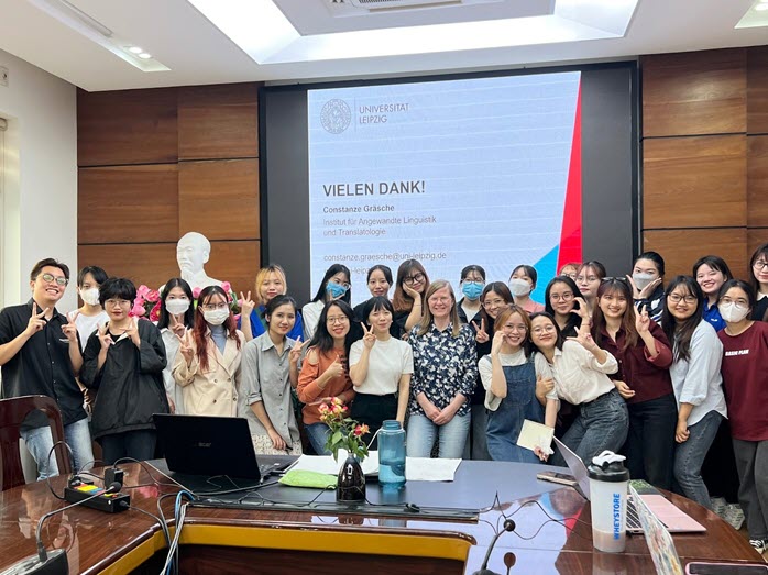 ULIS Students experience learning German translation and interpretation